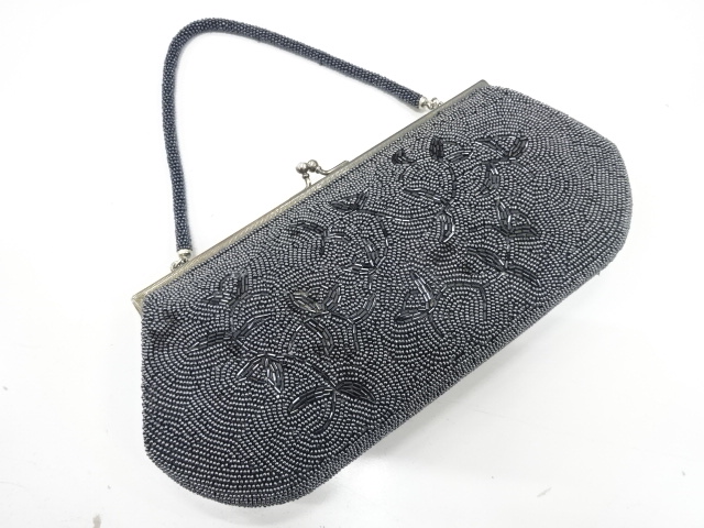 アンティーク　ビーズハンドバッグ